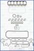 HINO 040100228 Full Gasket Set, engine